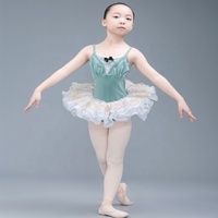 Jupe de ballet classique en coton coloré pour enfants, Costume de danse pour filles, robe Tutu, vêtements