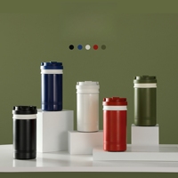 2026 Emerit En gros Logo personnalisé 450ml Tasse à café et à thé au lait la plus populaire sur AMZ, réutilisable, antidérapante, anti-déversement, avec ventouse magique au fond