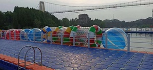 Con Lăn nước Inflatable bóng bội thu nước Walker bóng, Inflatable <span class=keywords><strong>tizip</strong></span> dây kéo bóng zorb để bán - Product Image 3