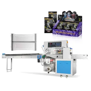Hot Sale Automatic 250 Trading Game Card Pillow Packing Machine Wrapper Packaging Machine
