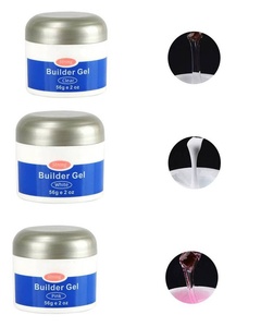 Nouvelles extensions d'ongles en gel UV transparentes, blanches et roses, populaires, <span class=keywords><strong>56</strong></span> g, sans douleur, pour extension des mains - Product Image 2