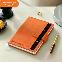 Lot de carnets A5 personnalisés en similicuir, reliés à fil, 100 feuilles, pour cadeaux d'entreprise et promotion de marque