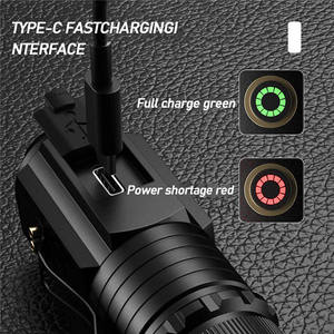 Leistungs starke 3 LED Mini Taschenlampe Typ C Wiederauf ladbare Tasche Stift Clip Taschenlampe Outdoor Magnet Camping Clip Kopf Taschenlampe - Product Image 4