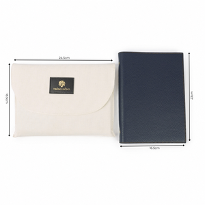 Libreta de Anillas A5 de Cuero Italiano Genuino con Logotipo Personalizado del Fabricante OEM, con Bolsa de Lona, Regalo Corporativo Ejecutivo - Product Image 2