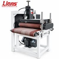 Machine à poncer à bande pour le travail du bois LIONS, largeur 300, 400, 600 mm avec 2 ou 3 rouleaux de pression