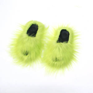 รองเท้าแตะขนสัตว์แฟชั่นสำหรับผู้หญิง - Product Image 3