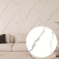 Panneau mural en PVC imitation marbre, motif OEM Y Board, personnalisable, aspect pierre naturelle
