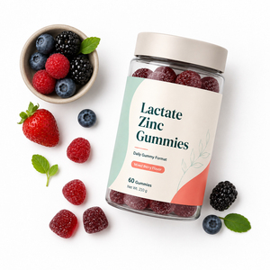 Gomitas de Lactato de Zinc Premium, Suplemento Vitamínico de Belleza, Apoyo al Metabolismo, Inmunidad y Salud Cerebral, 2 por Día, Botella de 60 Unidades, OEM/ODM 2 - Product Image 4