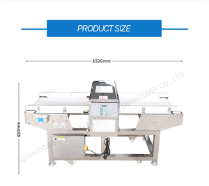Détecteur de métaux numérique en acier inoxydable JINDUN JD-606C pour la sécurité alimentaire, haute sensibilité, système d'alarme 8 pouces, indice de protection IP65, bobine 10kHz 8cm - Product Image 4