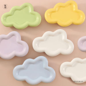 Assiettes à <span class=keywords><strong>dessert</strong></span> en céramique, assiettes à collation, cupcakes <span class=keywords><strong>de</strong></span> noël soucoupe assiettes à <span class=keywords><strong>dessert</strong></span> colorées - Product Image 6