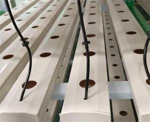 Hệ thống trồng thủy canh 100*50mm, kênh <span class=keywords><strong>NFT</strong></span> bằng PVC, hệ thống trồng thủy canh <span class=keywords><strong>NFT</strong></span> cho rau củ - Product Image 3