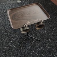 Table basse pliante légère en plastique pour le camping en plein air, réglable en hauteur, mobilier d'extérieur, Elephant Noréwayen