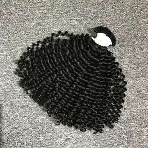 Extensions de cheveux vierges bouclées profondes à la kératine crue vietnamienne 100% de haute qualité V-TIP un donneur - Product Image 4