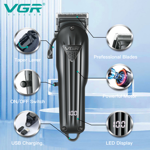 VGR V-282 Haars chneide maschine Profession elle Elektrische Trimmer Wiederauf ladbare Friseur Haars ch neider Schnur los Für Männer - Product Image 3