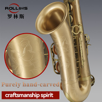 Professional High Grade Bare Copper Process Woodwind Instrument X7-II Bb Manufacturer Wholesale Retail Tenor Saxophone