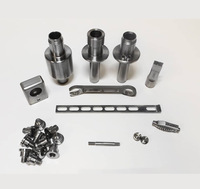 Pièces usinées CNC de précision pour équipements d'automatisation, composants personnalisés en aluminium, laiton, acier inoxydable, OEM