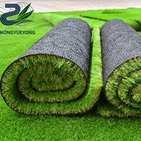 Gazon artificiel Hong Yueyong PP+PE pour football, golf, maternelles et sites sportifs - Tapis extérieur durable à plusieurs hauteurs