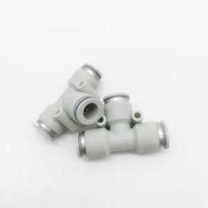 Raccord pneumatique en T à connexion rapide Airtac APE 4 6 8 10 12 Cuivre Plastique - Product Image 2