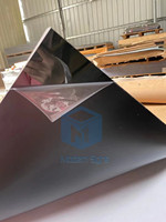 1.22*2.44m 1220*1830mm 0.8mm 1-6mm Argent Doré Double Face Acrylique Miroir Feuille Adhésif Collé Feuille De Plastique