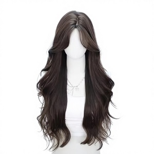 Parrucca ND Brand Lolita con Onde Grandi e Riccioli, Capelli Naturali Marrone Chiaro, Resistente al Calore, per Donne, Stile Giapponese Fresco JK - Product Image 6
