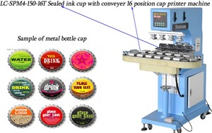 Thiết bị in <span class=keywords><strong>Pad</strong></span> 4 màu chuyên nghiệp với hệ thống băng tải, cốc kín có thể điều chỉnh, màn hình LCD - Product Image 4