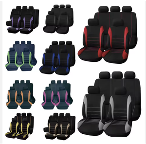 9pcs יוקרה אוניברסלי & ספורט עיצוב מושב מכסה קדמי & אחורי אוטומטי להגן על מכסה את הקישוט הפנימי - Product Image 4