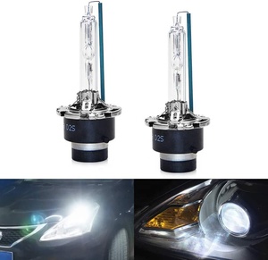Nuevas bombillas de xenón LED D2S de 35W, 4300K, 5000K, 6000K, 8000K, bombillas de Faro de vidrio, halógeno y xenón para coche BMW 12V HID D4S D4R - Product Image 4