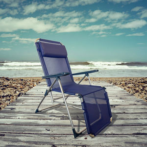 Silla Plegable de Metal para Exteriores, Jardín, Piscina, Playa, Silla de Camping de Tubo de Aluminio - Product Image 1