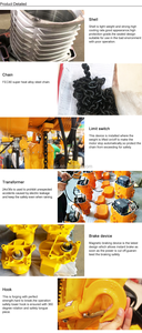 <span class=keywords><strong>Hsz</strong></span> Blok Katrol Rantai 5 Ton/Kerekan Rantai Tarik/Kerekan Rantai <span class=keywords><strong>Vital</strong></span> - Product Image 4