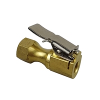 Mandrin à Air de pneu à verrouillage de flux fermé robuste avec Clip pour jauge de gonflage accessoires de compresseur