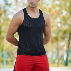 Chaleco Transpirable Marathon para Hombre, Camiseta sin Mangas de Malla para Gimnasio, Chaleco Deportivo para Fitness, Ropa Deportiva - Product Image 3