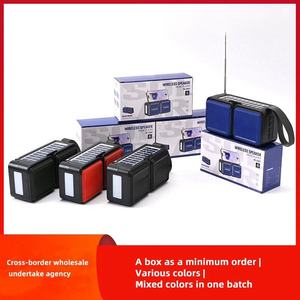 Radio FM Portátil con Altavoz Doble X Bass, Antena Telescópica, Luz LED, USB, Ranura para Tarjeta TF, para Exteriores y Emergencias - Product Image 3