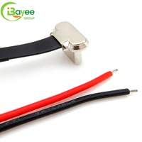 Cables de datos tipo C de alta precisión con clip trasero macho, carga inalámbrica rápida, cable plano FPC de 150 mm de longitud para teléfono.