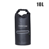 CBR tas punggung poliester 10l/20l, ransel olahraga berkemah tahan air sepeda Logo kustom untuk berenang menyelam & mengambang
