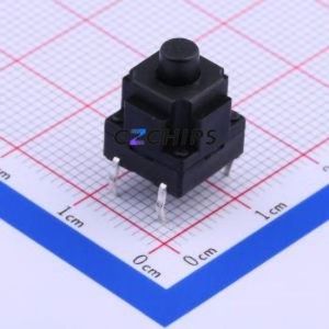 TSW101G130-250 Tactile Switch Through hole Component (THT) Switch Single Pole Single Throw Round Button 2.3N Through Hole - Product Image 1