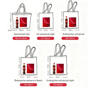 Sac fourre-tout publicitaire haut <span class=keywords><strong>de</strong></span> gamme personnalisé, pliable, écologique, à motif <span class=keywords><strong>de</strong></span> dessin animé vierge, pour <span class=keywords><strong>cours</strong></span> <span class=keywords><strong>de</strong></span> tutorat étudiant - Product Image 3