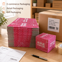 Caja de Cartón Corrugado Ecológica, Rígida, de Lujo, Color Rosa, Impresa Personalizada, para Empaque de Artículos Grandes, Suministro al por Mayor