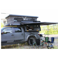 Camping-car moderne léger 4x4 tout-terrain standard australien, mini-caravane amovible pour pick-up, tente de toit pour camping en plein air