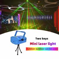 RG Mini Indoor Bar Disco Beleuchtung Aluminiumlegierung Soundgesteuerte Bühnenlichter für Hauspartys Weihnachtsveranstaltungen Weihnachtsbeleuchtung