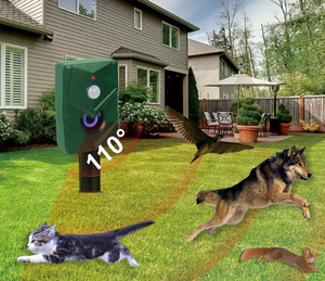 <span class=keywords><strong>Répulsif</strong></span> à ultrasons solaire extérieur amélioré pour animaux avec détection de mouvement étanche à la lumière dissuasive pour effrayer les cerfs de chien - Product Image 3