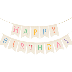 Birthday Party Triangular String Flag Birthday Party Banner with Triangular String Flag <strong>Alphabet</strong> Pulling Flag for Celebrations - Product Image 2