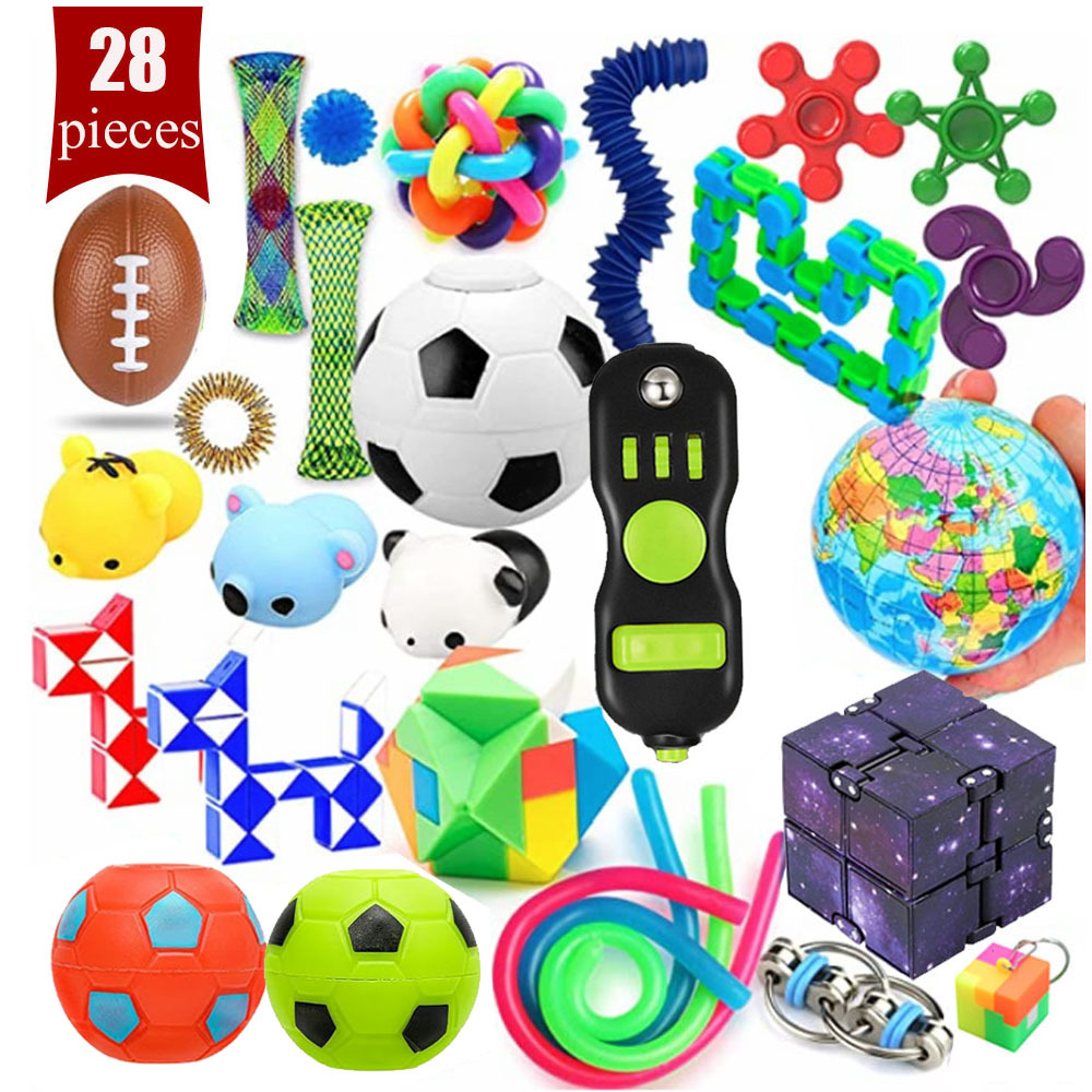 Pack de 28 pièces anti-stress