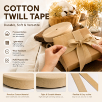 Bande élastique personnalisée Aoya en polyester/coton sergé pour chaussures, textiles de maison, sacs à vêtements - Confortable, certifiée OEKO-TEX ISO9001