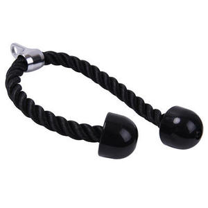 Cuerda de tracción doble YX para bíceps y tríceps <span class=keywords><strong>con</strong></span> mosquetón, máquina de nailon para bíceps, equipo de gimnasio comercial, bandas para bíceps - Product Image 3