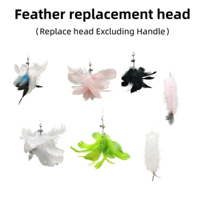 ของเล่นแมวแบบดูดติดพื้นพร้อมขนนก - Product Image 3