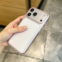 Coque de téléphone en TPU souple dépoli translucide couleur bonbon style Ins pour iPhone 18 17 16 15 14 13 Pro Max, ultra-fine et transparente