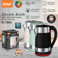 Bouilloire électrique RAF à double paroi isolante Super High Quality Cool Touch Design Fonction de maintien au chaud sans BPA pour un usage domestique