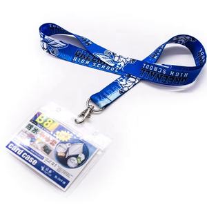 YUDI YDDS-0066カスタマイズ可能なロゴポリエステルストラップ付き透明PVC IDカードホルダー付き正式な会議 - Product Image 2