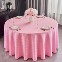 Nappe ronde en jacquard floral de luxe, sur mesure, 120 pouces, pour hôtel, restaurant, mariage, événement, banquet