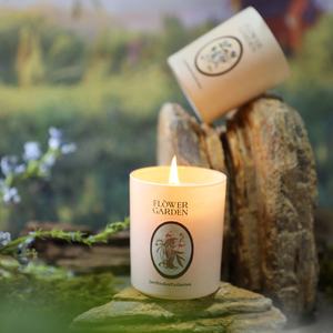 Coffret Cadeau Bougie en Cire <span class=keywords><strong>de</strong></span> Soja Aromathérapie Moderne Série <span class=keywords><strong>Jardin</strong></span> Tuileries Emballage Artistique Creux Créatif Fait Main - Product Image 2